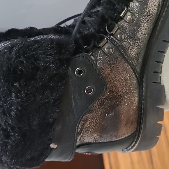 Pajar Penny Pewter Faux Fur Snow Boot Sz. 8/8.5 - Picture 8 of 16